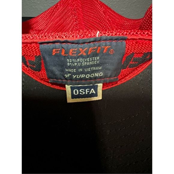 Mac Tools Embroidered Patch Flexfit Hat Gray and Red OSFA - Picture 5 of 6